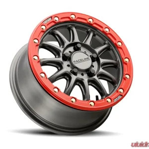 Raceline A14 Alpha Beadlock Gunmetal/Red Wheel 15x7 5x114.3mm +25mm - Image 2