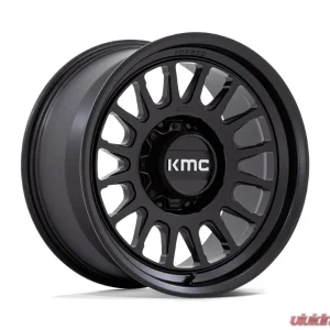 KMC KM447 Impact Forged Monoblock Wheel 17x8.5 6x139.7 -10mm Satin Black - Image 1