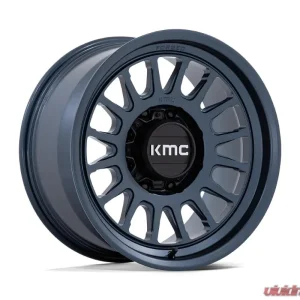 KMC KM447 Impact Forged Monoblock Wheel 18x9 6x139.7 -12mm Metallic Blue - Image 1