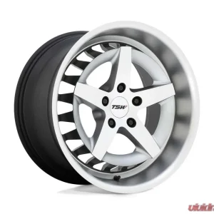 TSW Wheels Degner Wheel 20x10.5 5x112 25 Matte Titanium With Machined Face - Image 1