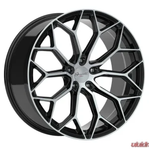 Gianelle Monte Carlo Wheel 22x10.5 20mm Gloss Black Machined Face - Image 1