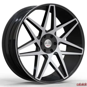 Gianelle Parma Wheel 24x10 18mm Gloss Black Machined Face - Image 1