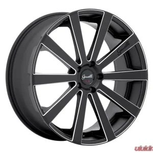 Gianelle Santoneo Wheel 22x10.5 5x120 35mm Matte Black w/CNC Machined Accents - Image 1