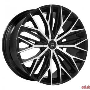 Lexani Aries CVR Wheel 26X10 Blank 0mm Gloss Black Machined Face - Image 1