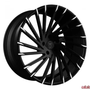 Lexani Wraith Wheel 24X10 6-139.7 30mm Gloss Black Machined Tips - Image 1