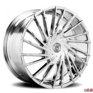Lexani Wraith CVR Wheel 22X9 Blank 15mm Chrome - Image 1