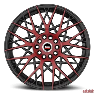 Spec-1 SP-53 Wheel 17x7.5 5x114.3 | 5x120 42mm Gloss Black & Red Machined - Image 1