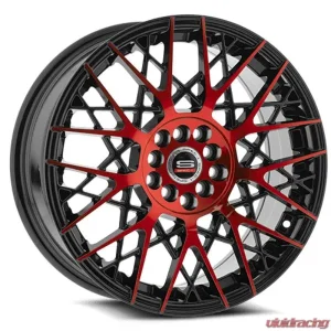 Spec-1 SP-53 Wheel 17x7.5 5x114.3 | 5x120 42mm Gloss Black & Red Machined - Image 3