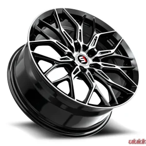 Spec-1 SP-57 Wheel 18x8 5x100 | 5x114.3 38mm Gloss Black & Machined - Image 3