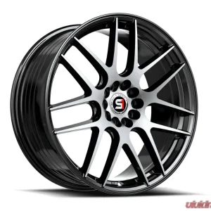 Spec-1 SP-65 Wheel 17x8 5x100 | 5x114.3 42mm Gloss Black & Machined - Image 2