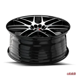 Spec-1 SP-65 Wheel 17x8 4x100 | 4x114.3 42mm Gloss Black & Machined - Image 4