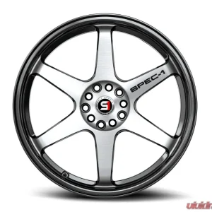 Spec-1 SPT-33 Wheel 17x8 4x100 | 4x114.3 38mm Gloss Black & Machined - Image 1