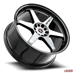 Spec-1 SPT-33 Wheel 17x8 4x100 | 4x114.3 38mm Gloss Black & Machined - Image 3