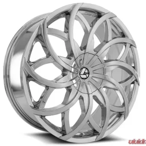 Azara 504 Wheel 26x9.5 Blank 15mm Nano Chrome - Image 1