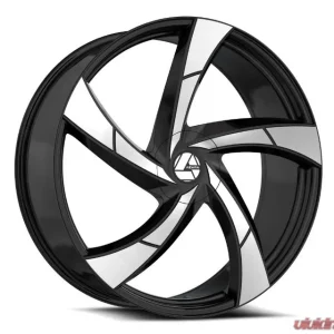 Azara 524 Wheel 18x8 5x100|5x114.3 35mm Gloss Black Machined - Image 1