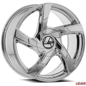 Azara 524 Wheel 24x9 5x115|5x120 15mm Nano Chrome - Image 1