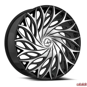 Azara 525 Wheel 30x9.5 Blank 15mm Gloss Black Machined - Image 1