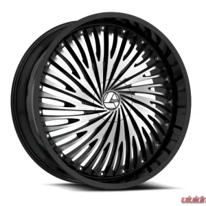 Azara 526 Wheel 28x9.5 6x135|6x139.7 22mm Gloss Black Machined - Image 1