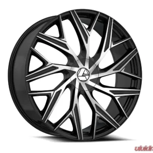 Azara 527 Wheel 22x9.5 5x115|5x120 15mm Gloss Black Machined - Image 1