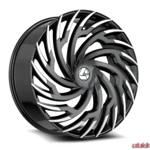 Azara 536 Wheel 18x8 5x114.3|5x120 35mm Gloss Black Machined - Image 1