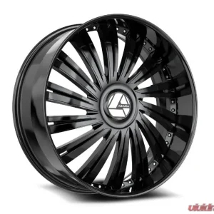 Azara AZX-102 Wheel 20x8.5 5x112|5x114.3 35mm Gloss Black - Image 1