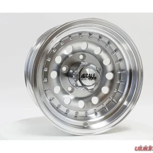 Scale 4x4 Bandit II Series Wheel 15x7.0 5x139.7 -6mm Machined Clear Coat - Image 3