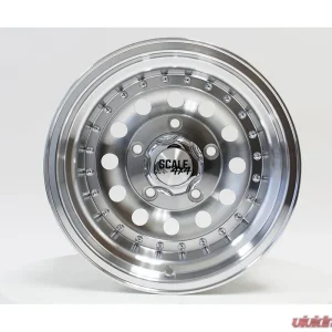 Scale 4x4 Bandit II Series Wheel 16x8.0 8x165.1 0mm Machined Clear Coat - Image 1