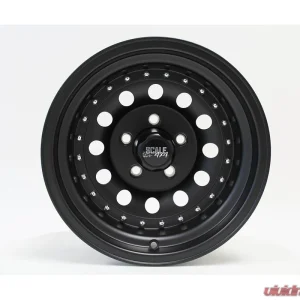 Scale 4x4 Bandit II Series Wheel 15x8.0 5x114.3 -19mm Matte Black - Image 1