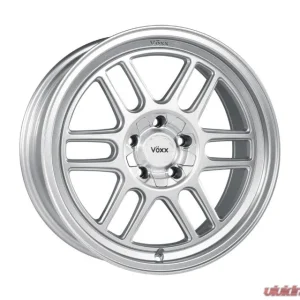 Voxx Wheels Noto 17x7.5 5x108 | 5x114.3 40mm Gloss Silver - Image 2