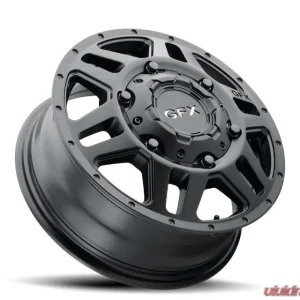 G-FX Wheels MV2 Dually Front 16x6 6x205 84mm Matte Black Mercedes-Benz| Ford - Image 2