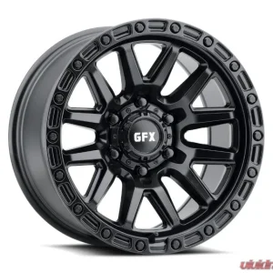 G-FX Wheels TR26 17x9 6x135 12mm Matte Black - Image 1