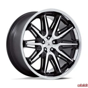 Asanti Black ABL-47 Imperator Wheel 20x10.5 5x114.3 40mm Gloss Black Machined w/SS Lip - Image 1