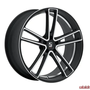 Koko Kuture Massa-5 Wheel 22x10.5 5 20 Satin Black Machined Face - Image 1