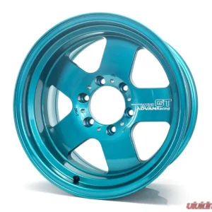 Advan GT Heavy Duty Wheel 17x8.5 6x139.7 10mm Racing Turquoise - Image 1