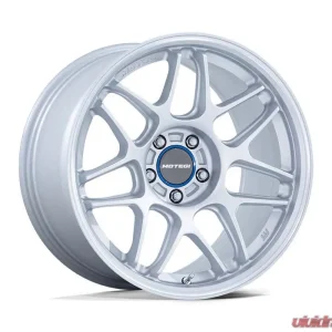 MOTEGI Racing MR158 Tsubaki Wheel 18x9.5 5X114.3 15 Hyper Silver w/Machined Lip - Image 1