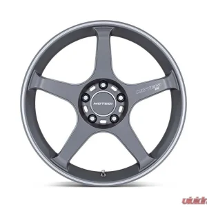 MOTEGI Racing MR159 Battle V Wheel 18x9.5 5X114.3 15 Gunzilla w/Machined Lip Stripe - Image 3
