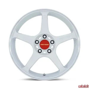 MOTEGI Racing MR159 Battle V Wheel 18x9.5 5X114.3 15 Matsuri White Pearl w/Machined Lip Stripe - Image 3