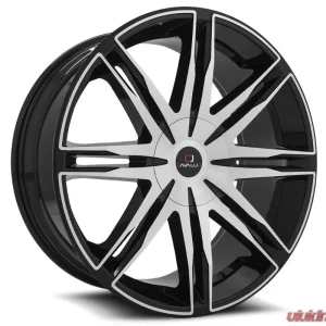 Cavallo CLV-18 Wheel 20x8.5 5x108|5x114.3 35mm Gloss Black & Machined - Image 1