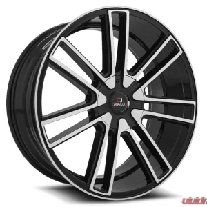 Cavallo CLV-21 Wheel 20x8.5 5x108|5x114.3 35mm Gloss Black & Machined - Image 1