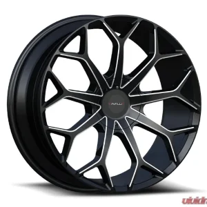 Cavallo CLV-22 Wheel 20x8.5 5x112|5x114.3 35mm Gloss Black & Milled - Image 1
