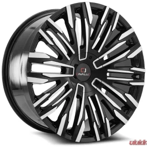 Cavallo CLV-28 Wheel 20x8.5 6x135|6x139.7 15mm Gloss Black & Machined - Image 1