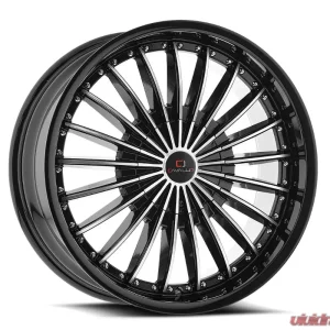 Cavallo CLV-32 Wheel 18x8 4x100|4x114.3 35mm Gloss Black & Machined - Image 1