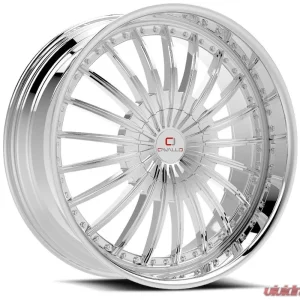 Cavallo CLV-32 Wheel 22x9.5 5x115|5x120 15mm Nano Chrome - Image 1