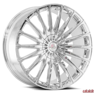 Cavallo CLV-34 Wheel 24x9 BLANK 18mm Nano Chrome - Image 1