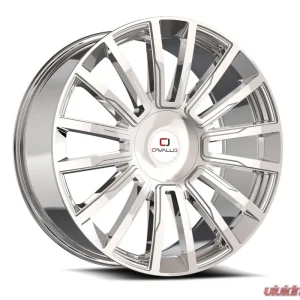Cavallo CLV-47 Wheel 20x8.5 5x114.3|5x120 35mm Nano Chrome - Image 1