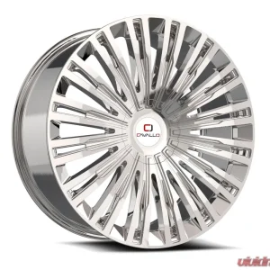 Cavallo CLV-48 Wheel 22x8.5 5x112|5x114.3 38mm Nano Chrome - Image 1