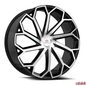 Cavallo CLV-51 Wheel 22x8.5 5x112|5x114.3 38mm Gloss Black & Machined - Image 1
