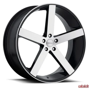 Cavallo CLV-5 Wheel 18x8 5x114.3 35mm Gloss Black & Machined - Image 1