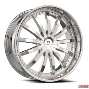 Cavallo CLV-53 Wheel 22x9.5 BLANK 15mm Nano Chrome - Image 1