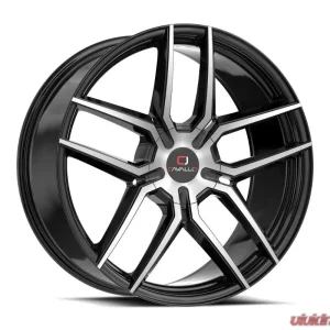 Cavallo CLV-55 Wheel 22x8.5 5x114.3|5x120 38mm Gloss Black & Machined - Image 1
